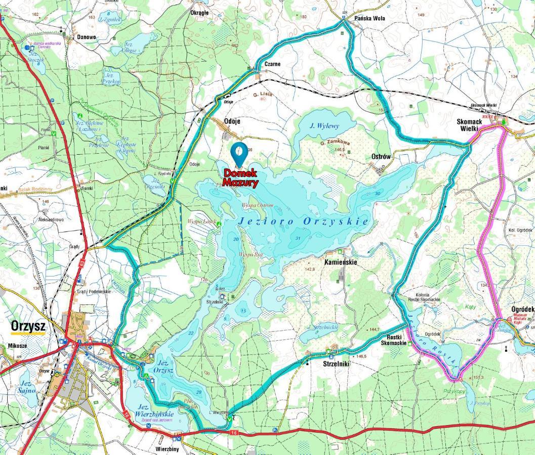 Domek Mazury - Jezioro Orzysz Exteriör bild